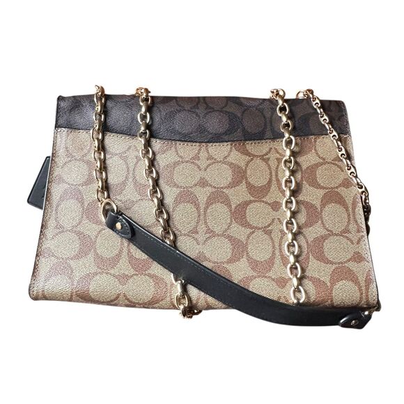 COACH Lane Shoulder Bag Signature Canvas - Picture 5 of 6